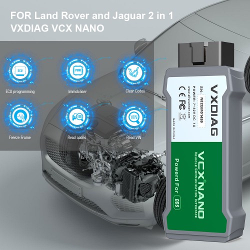 VXDIAG VCX NANO for Land Rover And Jaguar Software SDD Version XP/WIN 7/WIN8/WIN10