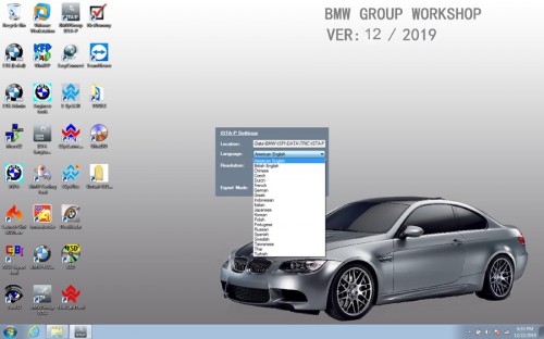 V2020.03 BMW ICOM Software 500GB HDD ISTA+ 4.21.30 ISTA-P 3.67.0.000 with Engineers Programming Windows 7 System