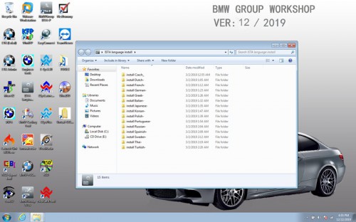 V2020.03 BMW ICOM Software 500GB HDD ISTA+ 4.21.30 ISTA-P 3.67.0.000 with Engineers Programming Windows 7 System