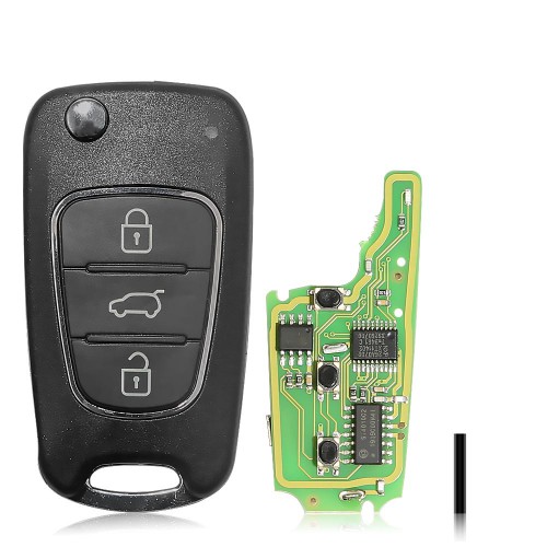 [UK/EU Ship] Xhorse Hyundai Type Universal Remote Key Wireless PN XNHY02EN 3 Buttons 5Pcs/Lot