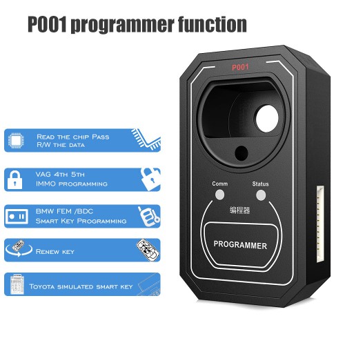 [Ship from UK]OBDSTAR P001 Programmer for X300 DP/Key Master DP = EEPROM adapter, RFID adapter and Key Renew adapter 3-in-1