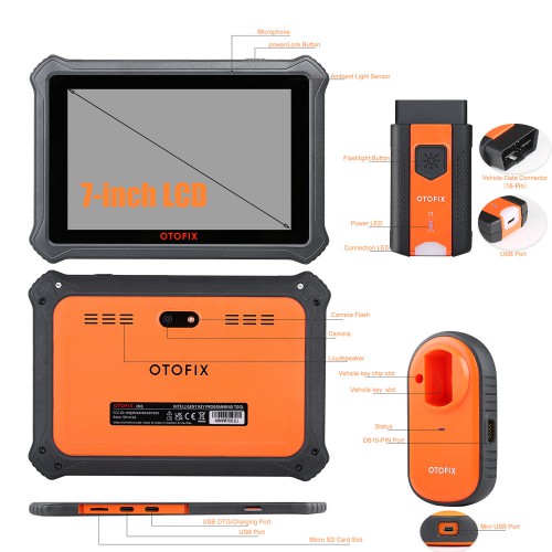 OTOFIX IM1 Professional Car Key Programming Scan Tool, All-System Diagnosis, 30+ Services, XP1 Programmer