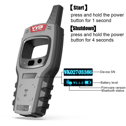 2024 Xhorse VVDI MINI Key Tool GL Remote Programmer Without ID48 Function and Token