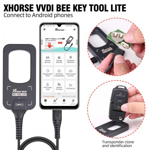 Xhorse VVDI Bee Key Tool Lite Get 6pcs B5 Universal Remotes Free