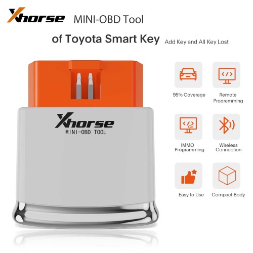 Xhorse XDMOT0GL Toyota MINI OBD Tool Add Key & All Key Lost OBD Programming