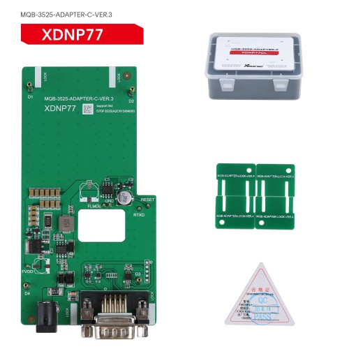 Xhorse MQB48 No Disassembly No Soldering 13 Full Set Adapter XDNPM3GL Work With Mini PROG/ VVDI PROG/ Key Tool Plus