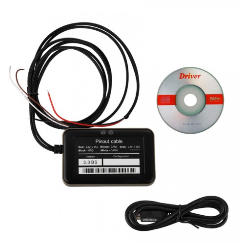 Cheap 8 in 1 Truck Ad--blueobd Emulator for Mercedes MAN Scania Iveco DAF Renault and Ford