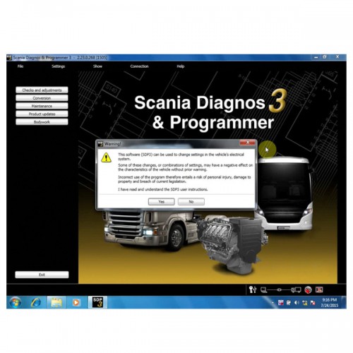 Newest SDP3 V2.31 Software for SCANIA VCI2 without USB Dongle