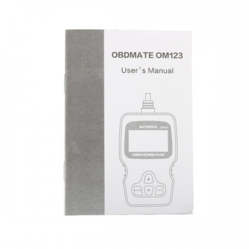 New Arrival OM123 OBD2 EOBD CAN Hand-held Engine Code Reader (Black Color)