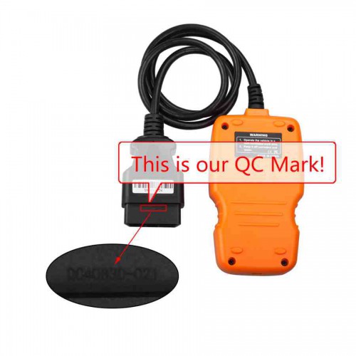 New Arrival OM123 OBD2 EOBD CAN Hand-held Engine Code Reader (Orange Color)