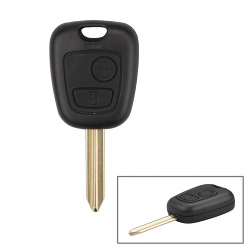 Remote Key Shell 2 Button for Peugeot 5pcs/lot