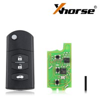 [UK/EU Ship] XHORSE XKMA00EN Universal Remote Key Fob 3 Buttons for Mazda Type for VVDI Key Tool (English Version) 5pcs/lot