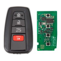 AUTEL IKEYTY8A4AL 4 Buttons 315/433 MHz