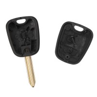 Remote Key Shell 2 Button for Peugeot 5pcs/lot