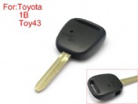 Remote key shell side face 1 button easy to cut copper without logo for Toyota TOY43 10pcs/Lot