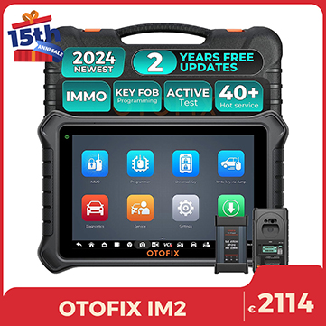 2024 OTOFIX IM2 Key Programming Diagnostic Tool Key FOB Programming Device Supports CAN FD DoIP Protocols 40+ Service Functions