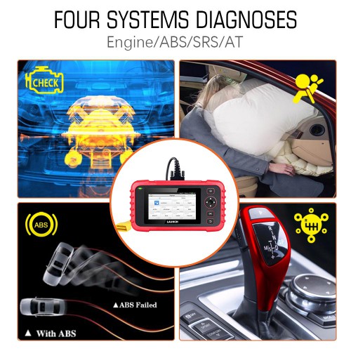 [UK/EU Ship] Launch CRP123X OBD2 Code Reader Car Diagnostic Scanner ENG ABS SRS Transmission
