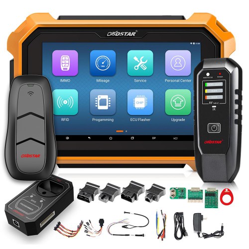 OBDSTAR X300 DP Plus Full Version with OBDSTAR Key Sim 5 In 1 Key Simulator Get Free FCA 12+8 Adapter and Nissan 40 BCM Cable