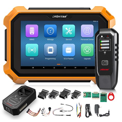 OBDSTAR X300 DP Plus Full Version with OBDSTAR Key Sim 5 In 1 Key Simulator Get Free FCA 12+8 Adapter and Nissan 40 BCM Cable