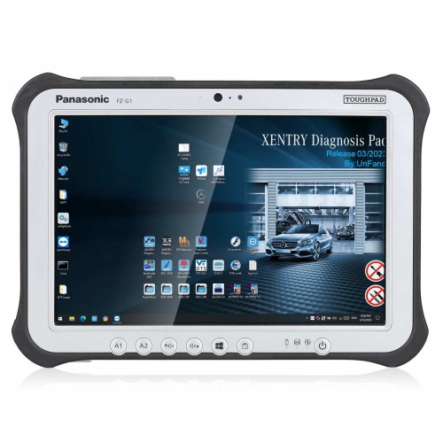 Second-hand Panasonic FZ-G1 I5 3rd generation Tablet 8G Plus V2023.9 Super MB Pro M6+ Software SSD