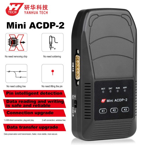 Yanhua Mini ACDP 2 Master Plus Porsche BCM Key Programming Module 10 Support Add Key & All Key Lost from 2010-2018