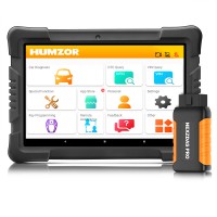 [May Sale] UK/EU Ship] Humzor NexzDAS Pro Bluetooth 10.1inch Tablet Full System Auto Diagnostic Tool Professional OBD2 Scanner