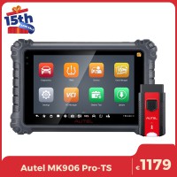 Autel MaxiCOM MK906 Pro-TS Automotive TPMS Relearn Tool Support FCA SGW AutoAuth and VAG Guided Functions