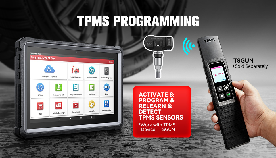 Launch x431 pro5 tpms function