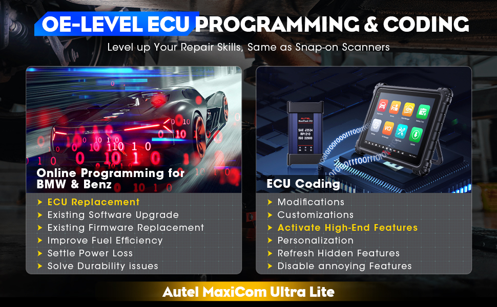 autel ultra elite ecu coding and programming