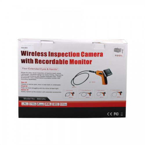 Wireless Inspection Camera with 3.5inch Monitor Digital Inspection Videoscope
