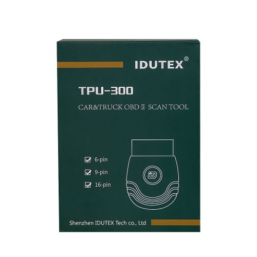 IDUTEX TPU300Passenger Cars&Commercial Vehicle OBD2 Scanner