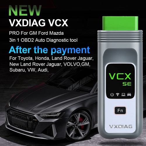 [EU/UK Ship No Tax] VXIDAG VCX SE Pro 3 in 1 OBD2 Auto Diagnostic Tool for GM/FORD/VOLVO/MAZDA/VW/HONDA /TOYOTA/Subaru​​​​​​​/JLR