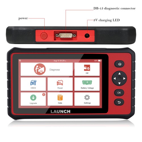 LAUNCH X431 CRP909 OBD2 Car Diagnostic Scanner Professional OBD2 Scanner Airbag SAS TPMS IMMO Reset