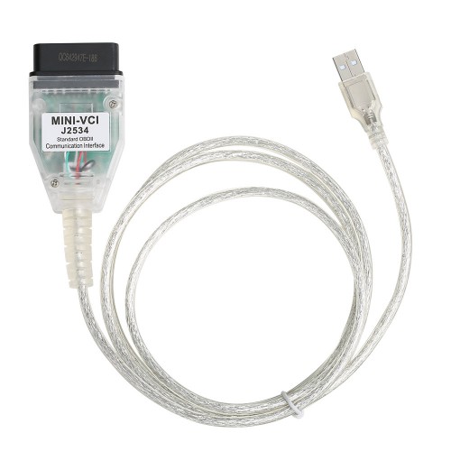 MINI VCI J2534 Single Cable Supports Toyota TIS Techstream V17.10.012 Diagnostic Software