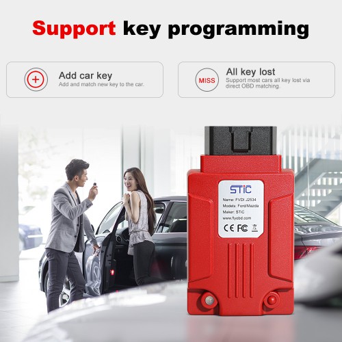 [Clearance Sale] FLY SVCI J2534 Diagnostic Interface Supports SAE J1850 Module Programming Update Online