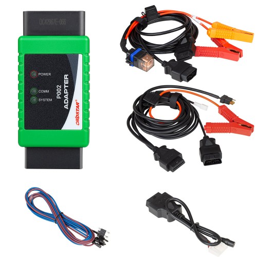 [UK/EU Ship] OBDSTAR P002 Adapter Full Package with TOYOTA 8A Cable + Ford All Key Lost Cable + Bosch ECU Flash Cable Used with X300 DP Plus/X300 Pro4