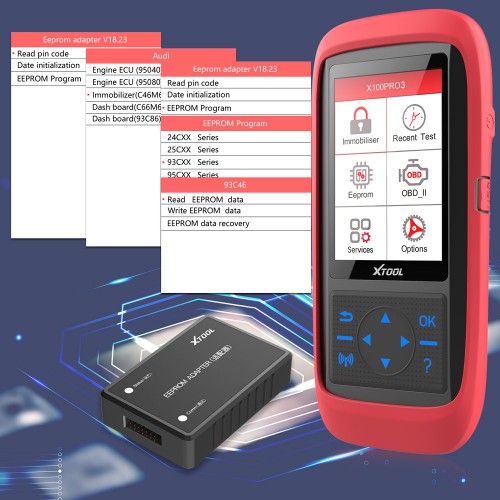 XTOOL X100 Pro3 Professional Key Programmer Free Update More Special Functions Then Pro2