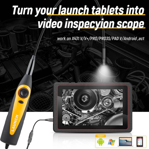 Launch VSP-600 Video Scope Add-On for Launch X431 Scanners and Any Android devices