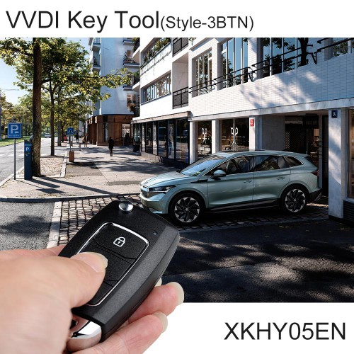 [UK/EU Ship] XHORSE XKHY05EN HYU.D style Wired Universal Remote Key Fob 3 Button for VVDI Key Tool (English Version) 5pcs/lot