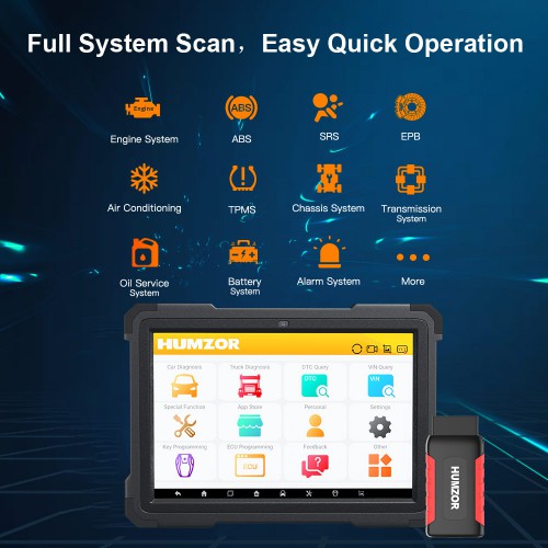 Humzor NexzDAS ND606 PLUS Gasoline And Diesel Integrated  Auto Diagnosis Tool For Both Cars And Heavy Duty Trucks