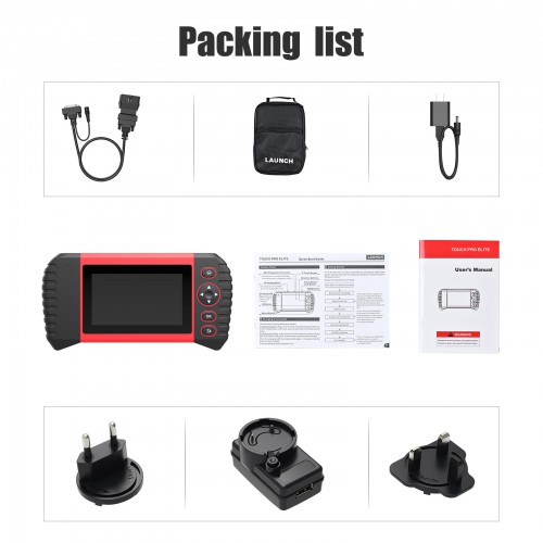 LAUNCH CRP Touch Pro Elite Full Systems Scan Tool ABS Bleeding BMS SAS EBP DPF Oil Reset Throttle Adaptation, 7.0 Android
