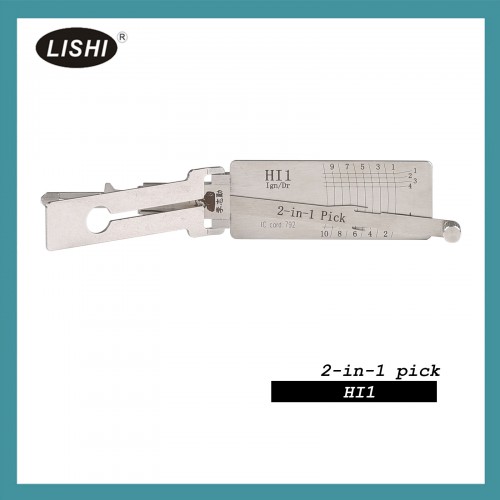LISHI HI1 Flat Milling Hino 2-in-1 Tool
