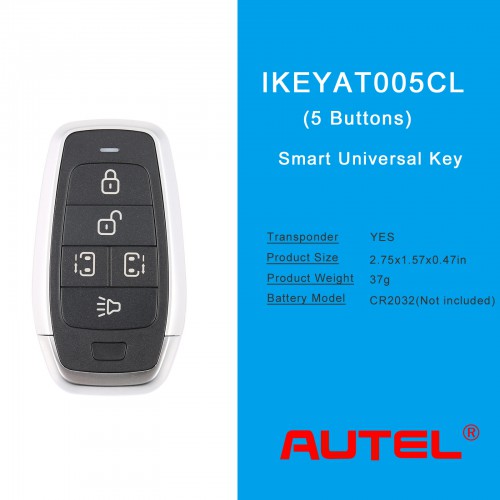 AUTEL IKEYAT005CL BMW 3 Buttons Smart Universal Key