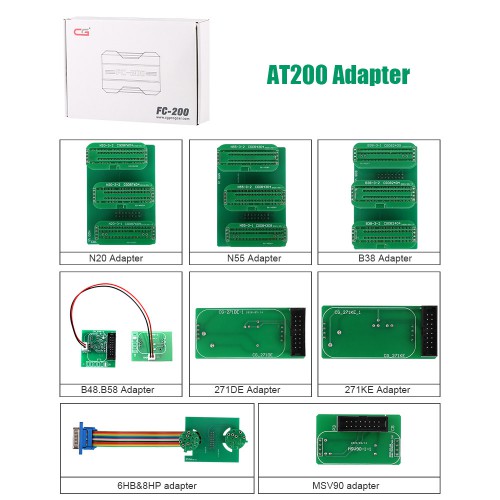 FC200 New Adapters Set No Need Disassembly including 6HP & 8HP / MSV90 / N55 / N20 / B48/ B58/ B38 etc