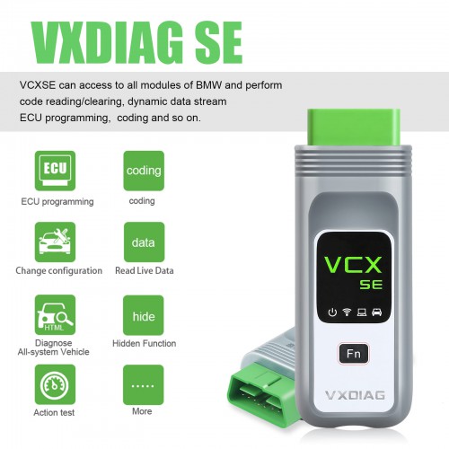 VXDIAG VCX SE for BMW Hardware with S/N V94SE*** Support to Add License for Other Brands
