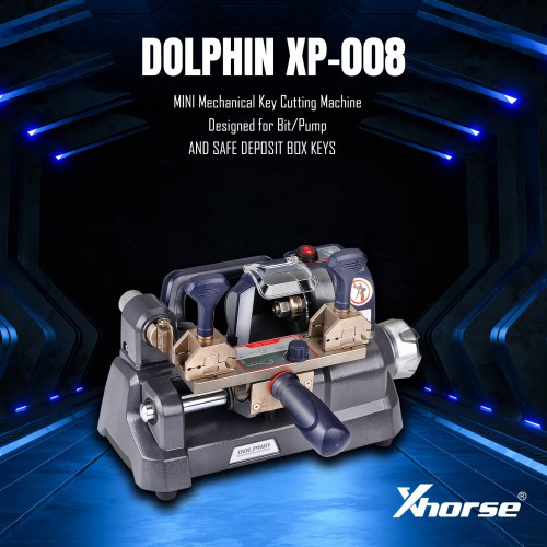 [EU Ship] Xhorse Dolphin XP008 XP-008 Manual Key Cutting Machine for Special Keys with Built-in Battery