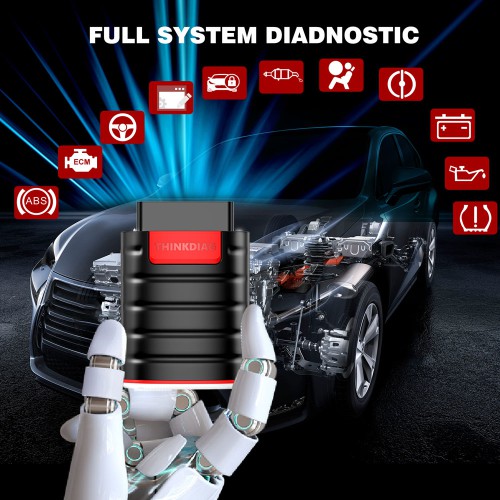Thinkdiag Full System OBD2 Diagnostic Tool with All Car Brands License Activated