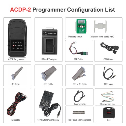 Yanhua Mini ACDP 2 Master with Module 9 Land Rover Key Programming Support KVM from 2014-2018 Add Key & All Key Lost