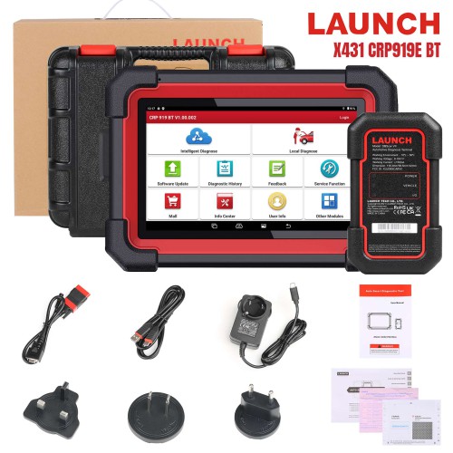 LAUNCH X431 CRP919EBT Wireless Bidirectional Full System Scan Tool, CANFD&DOIP, FCA AutoAuth