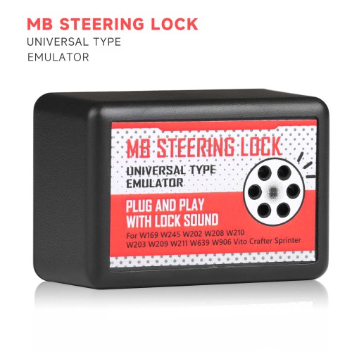 Universal Steering Lock Emulator for Mercedes-Benz W169 W245 W202 W208 W210 W203  W209 W211 W639 W906 Plug and Play With Lock Sound